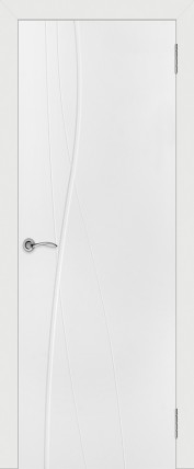 Дверь Граффити1 ДГ 800*2000 Белая эмаль