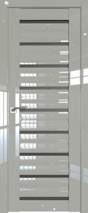 Дверь 76L графит 800*2000 Галька люкс