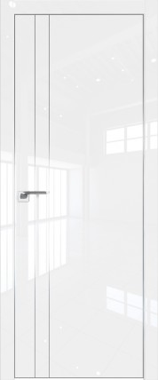 Дверь 42LK 800*2000 Белый люкс матовая с 4-х сторон зпп Eclipse зпз 190