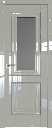 Дверь 28L графит 800*2000 Галька люкс серебро