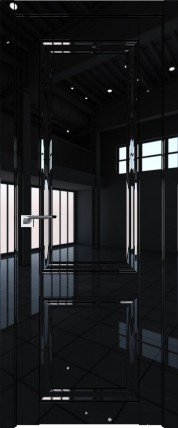 Дверь 122L 800*2000 Черный люкс
