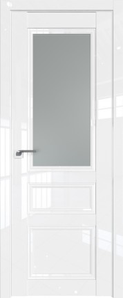 Дверь 131L мателюкс матовое 800*2000 Белый люкс
