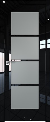 Дверь 119L матовое 800*2000 Черный люкс