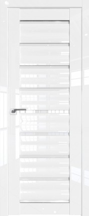 Дверь 76L триплекс белый 800*2000 Белый люкс