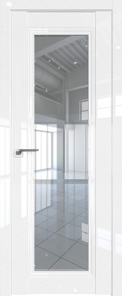 Дверь 2.101L прозрачное 800*2000 Белый люкс