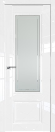 Дверь 2.103L гравировка 4 800*2000 Белый люкс